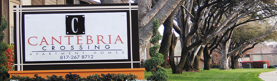 canterbria crossing sign